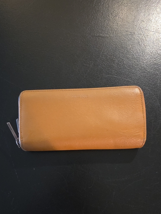 Matt & Nat Handbags - Matt & Nat Tan Zip-Around Vegan Leather Wallet